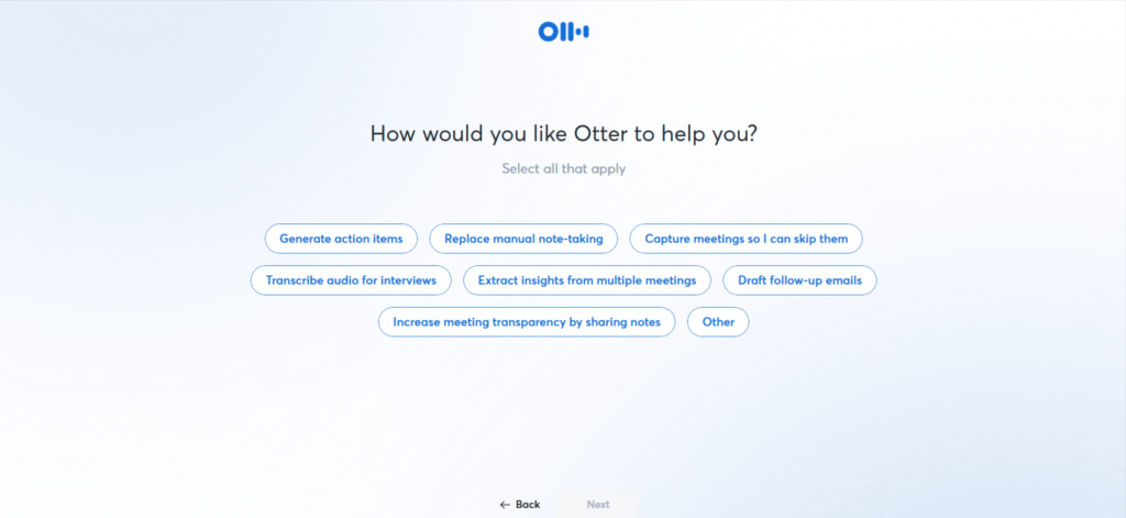 Otter-Personalization