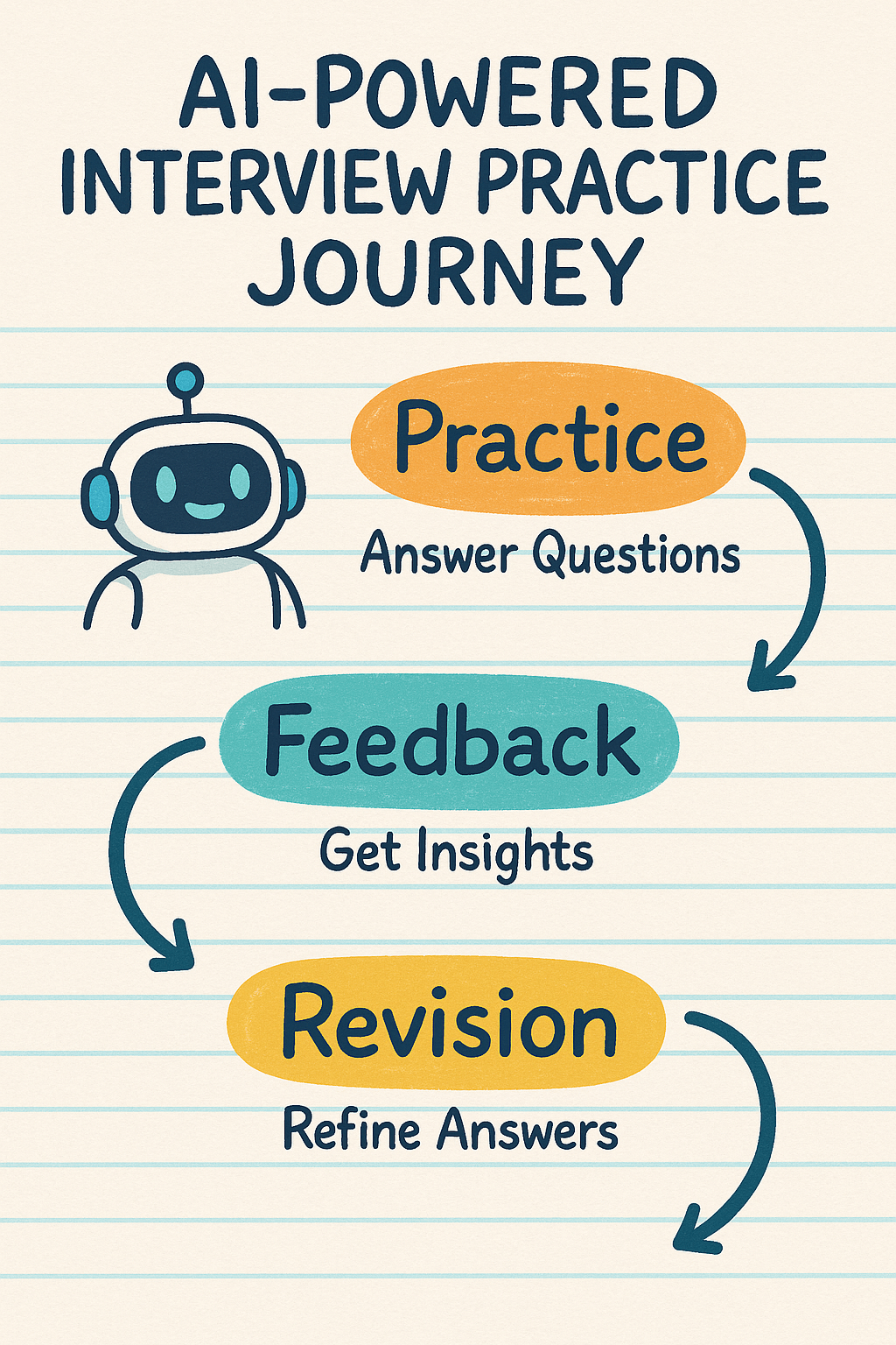 AI Powered interview practice journey