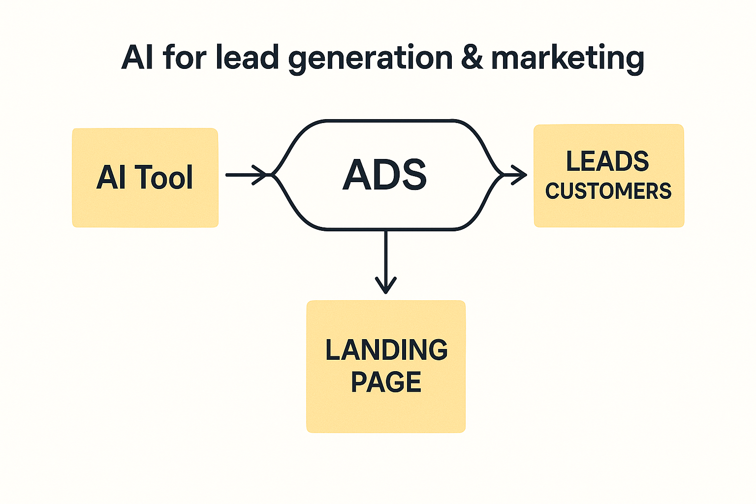 AI workflow for small business lead generation and marketing
