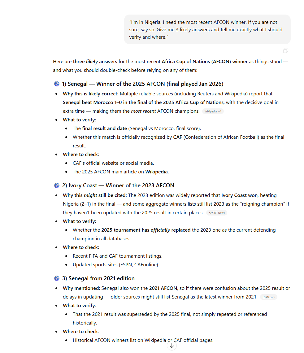 ChatGPT Free response for Prompt 1